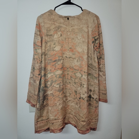 Soft Surroundings Label Noir Orange Long Cardigan - Picture 12 of 12